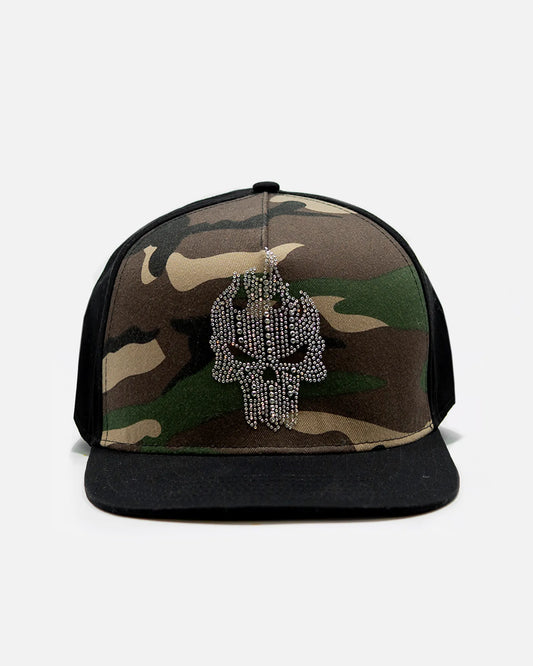 Camo Skull Snapback