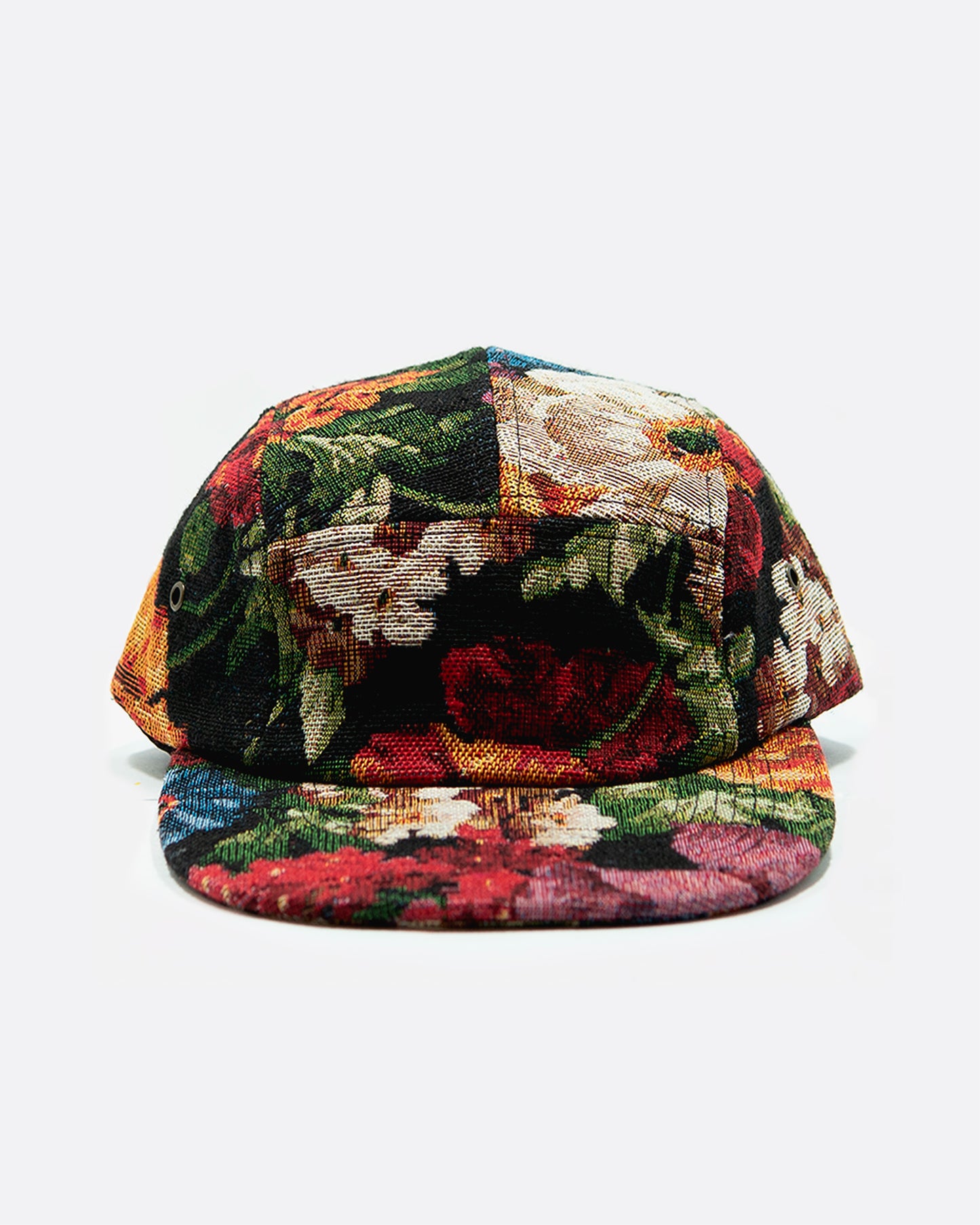 Floral Tapestry 5 Panel Hat
