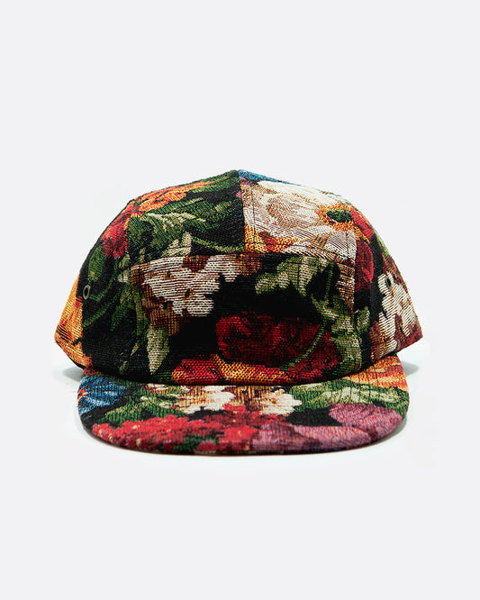 Floral Tapestry 5 Panel Hat
