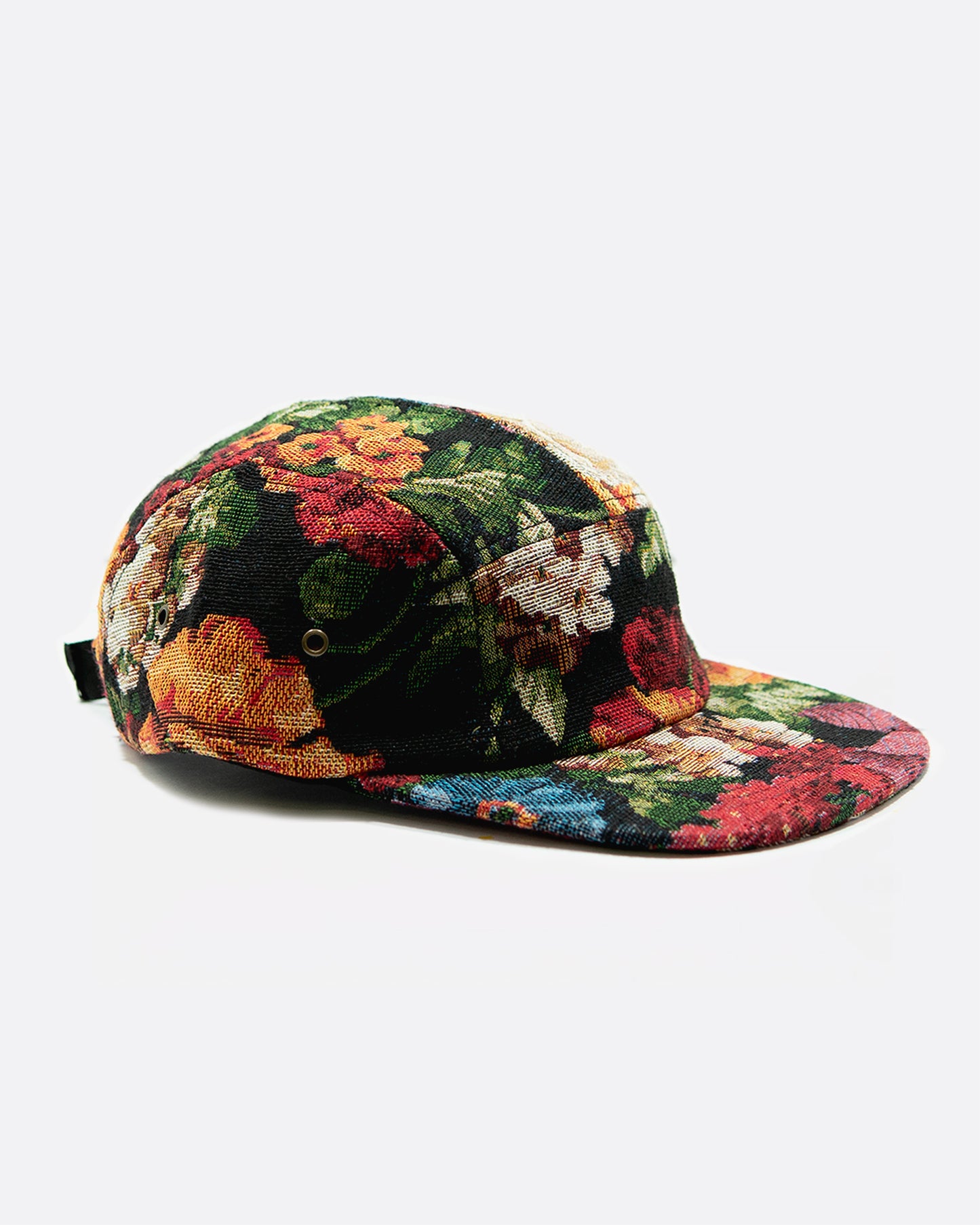 Floral Tapestry 5 Panel Hat