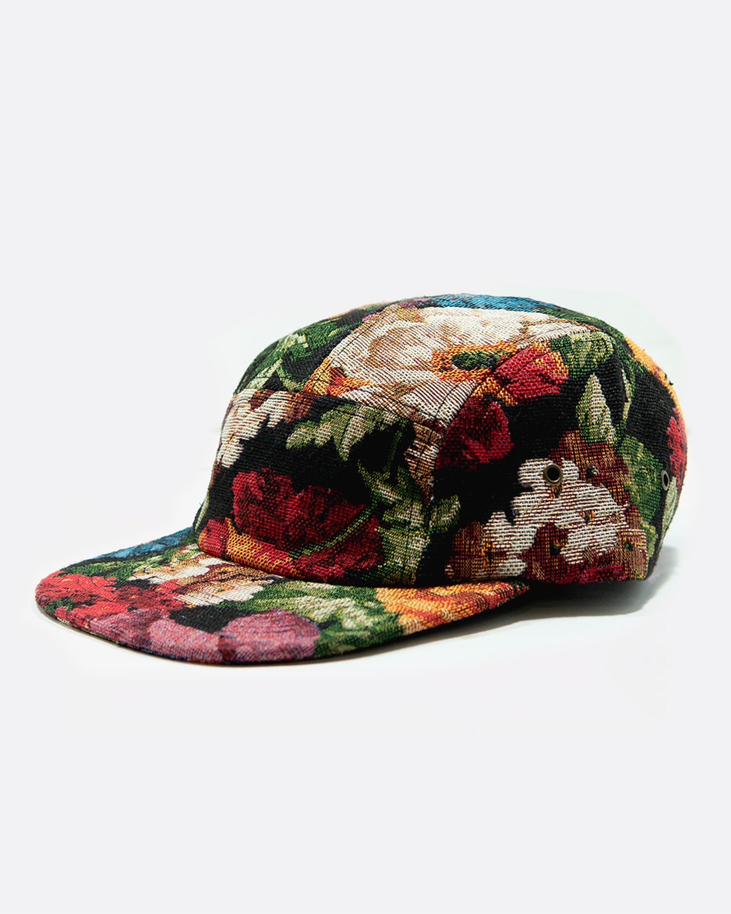 Floral Tapestry 5 Panel Hat