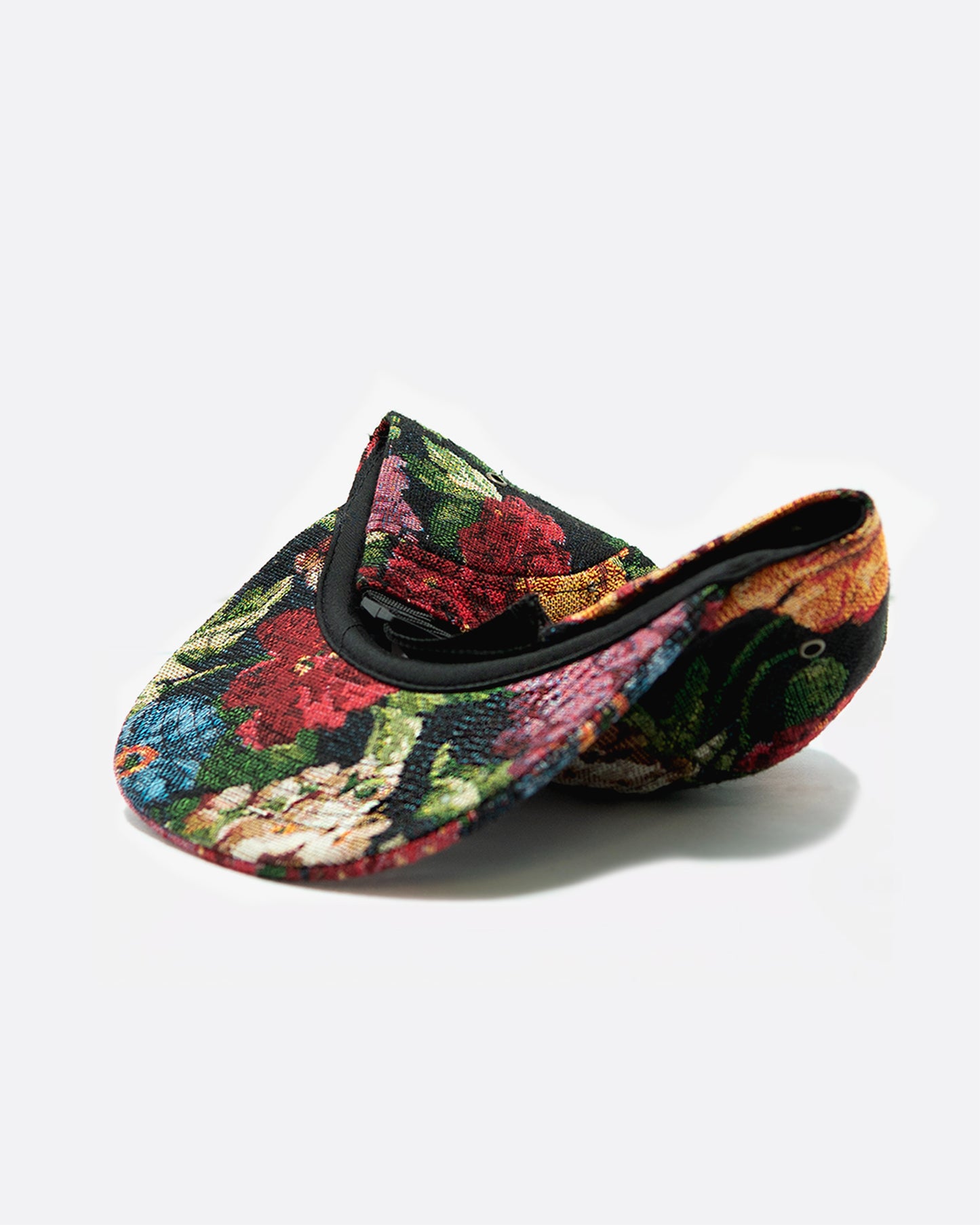 Floral Tapestry 5 Panel Hat