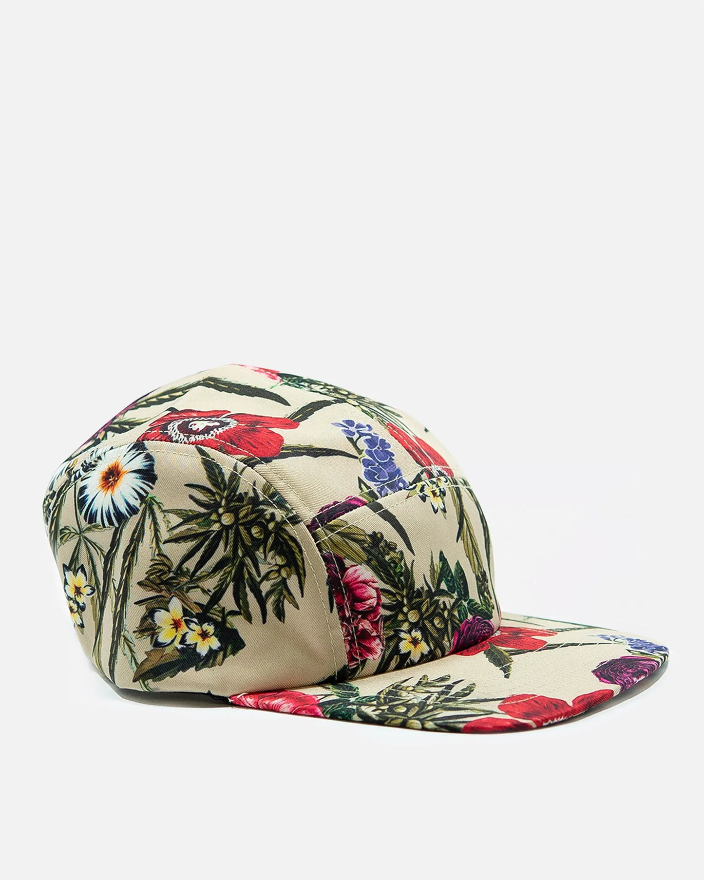 Floral 5 Panel Hat
