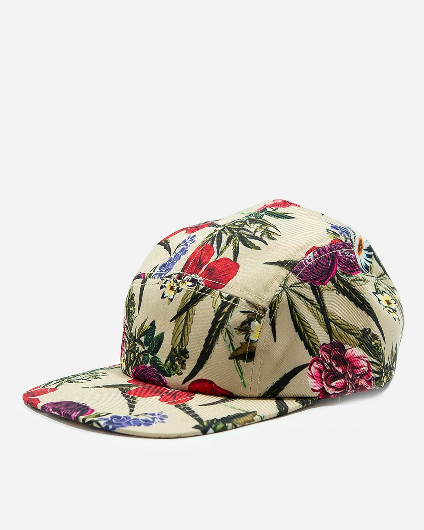 Floral 5 Panel Hat